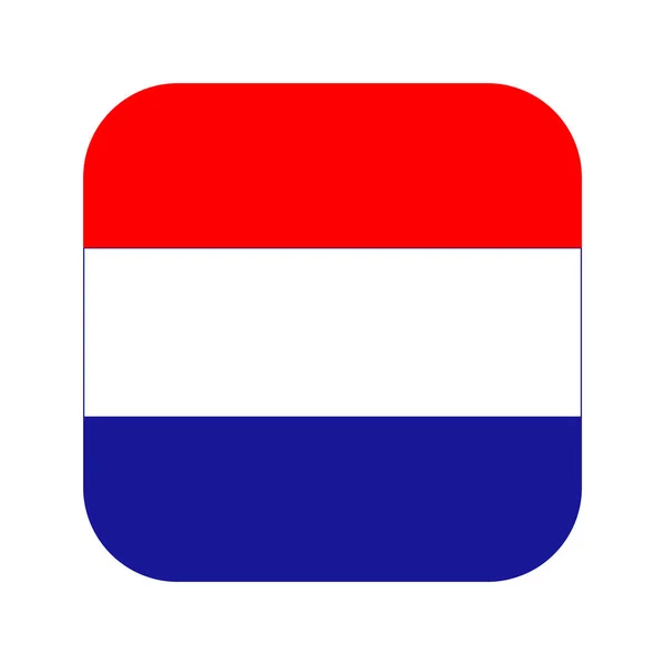 Bandeira Croácia Ilustração Simples Para Dia Independência Eleição — Vetor de Stock