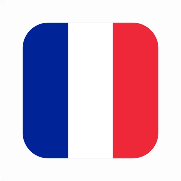 France Flag Simple Illustration Independence Day Election — Vettoriale Stock