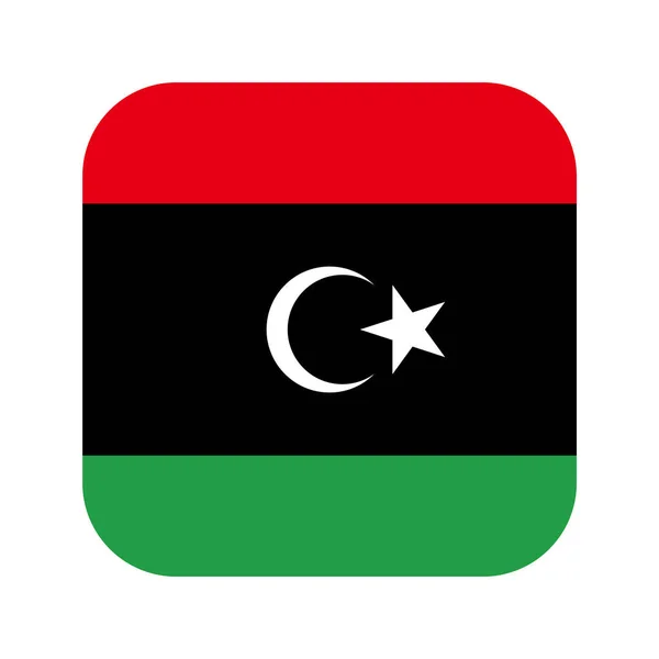 stock vector Libya flag simple illustration for independence day or election