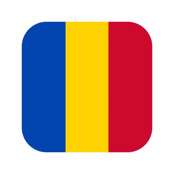 Bandeira Moldávia Ilustração Simples Para Dia Independência Eleição —  Vetores de Stock