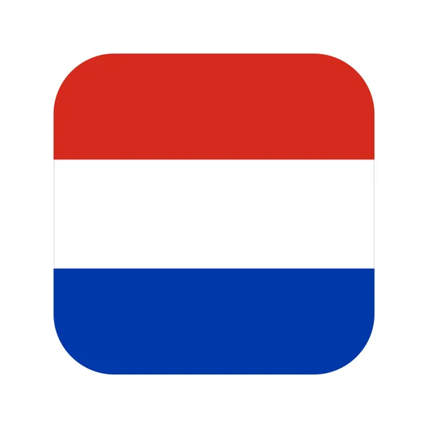 Bandera Paraguay Ilustración Simple Para Día Independencia Las Elecciones — Archivo Imágenes Vectoriales