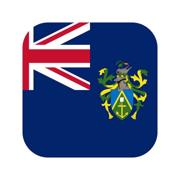 Pitcairn Wyspy Flaga Prosta Ilustracja Dzień Niepodległości Lub Wyborów — Wektor stockowy