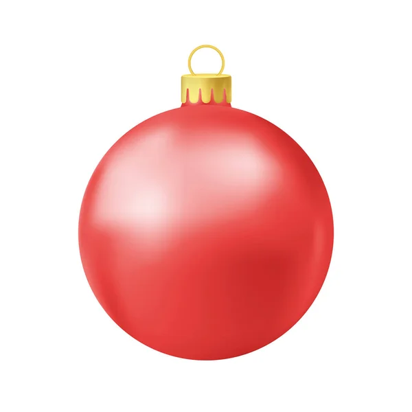 Kırmızı Noel Ağacı Balosu — Stok Vektör