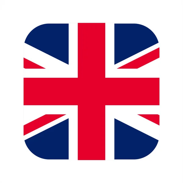 Drapeau Royaume Uni Grande Bretagne Illustration Simple Pour Jour Indépendance — Image vectorielle