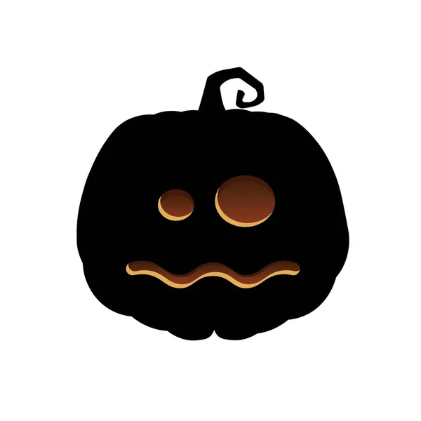 Halloween Calabaza Asustadiza Vacaciones Concepto Dibujos Animados — Vector de stock