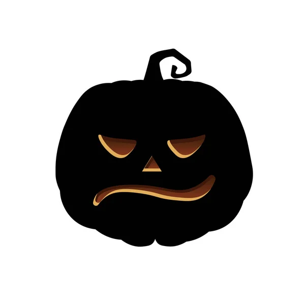 Halloween Straszne Dyni Wakacje Kreskówki Koncepcja — Wektor stockowy