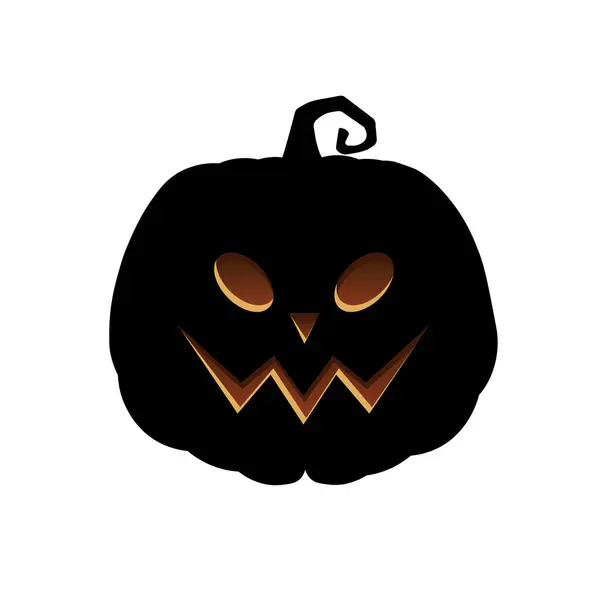 Halloween Effrayant Citrouille Concept Dessin Animé Vacances — Image vectorielle