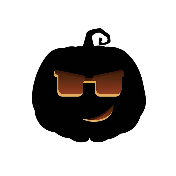 Halloween Scary Pumpkin Holiday Cartoon Concept — Stock Vector