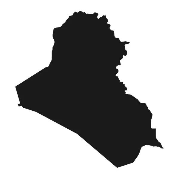 이라크 지도와 — 스톡 벡터