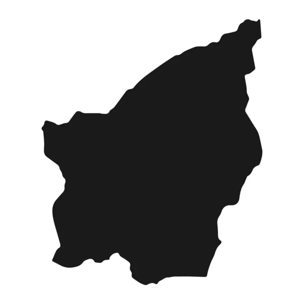 Carte Très Détaillée Saint Marin Avec Frontières Isolées Arrière Plan — Image vectorielle