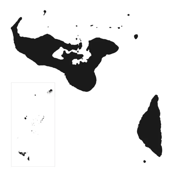 Carte Tonga Très Détaillée Avec Des Frontières Isolées Arrière Plan — Image vectorielle