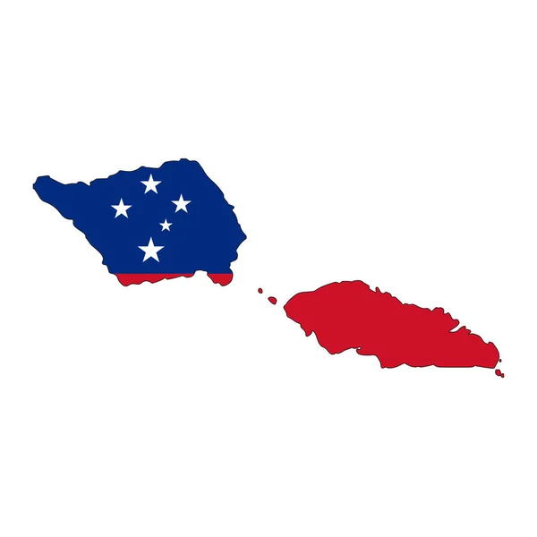 Samoa Flag Simple Illustration Independence Day Election —  Vetores de Stock