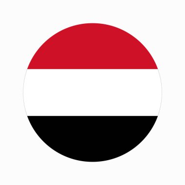 Mısır bayrağı bağımsızlık günü ya da seçim için basit illüstrasyon