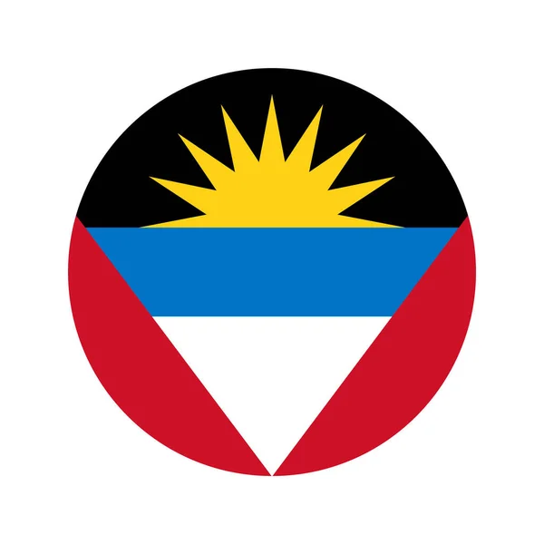 Antigua Barbuda Flag Simple Illustration Independence Day Election —  Vetores de Stock