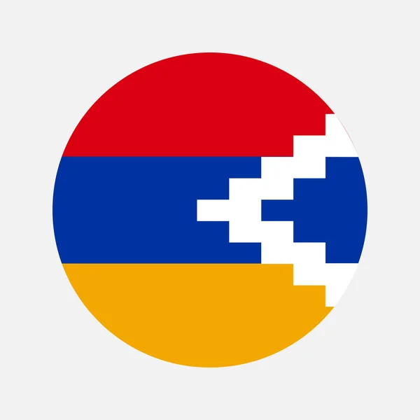Artsakh Flagge Einfache Illustration Für Unabhängigkeitstag Oder Wahlen — Stockvektor