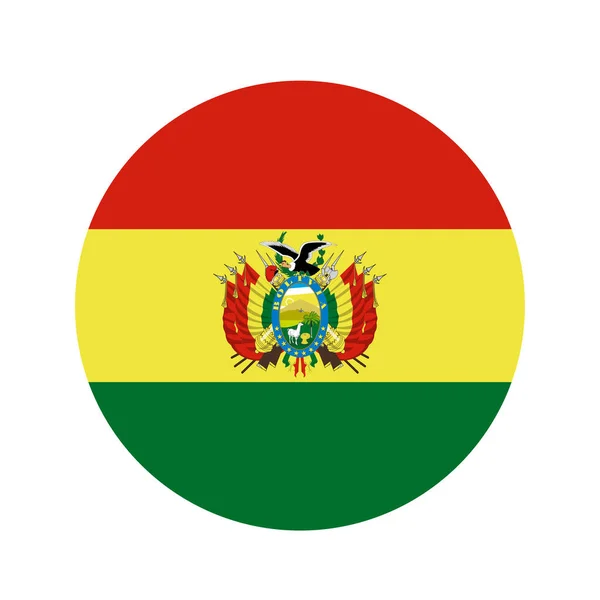 Bandeira Bolívia Ilustração Simples Para Dia Independência Eleição — Vetor de Stock