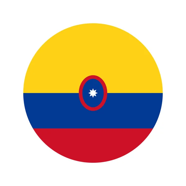 Colombia Vlag Eenvoudige Illustratie Voor Onafhankelijkheid Dag Verkiezing — Stockvector