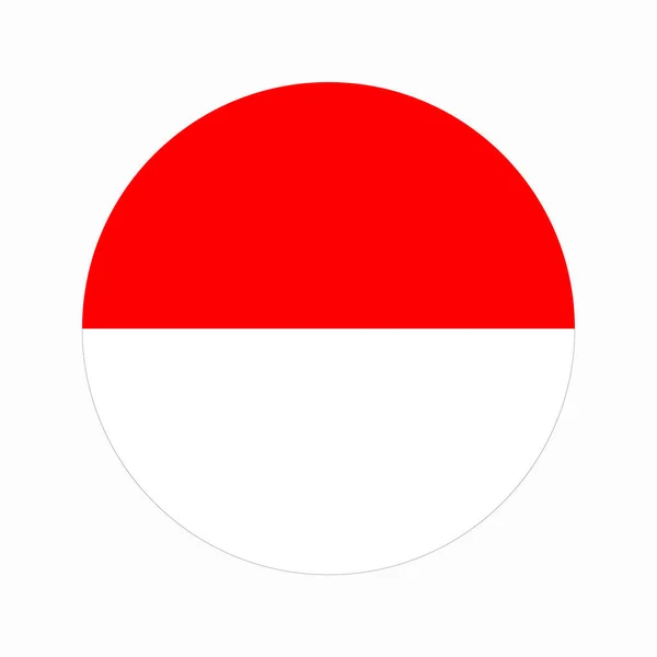 Indonesia Bandiera Semplice Illustrazione Giorno Dell Indipendenza Elezioni — Vettoriale Stock