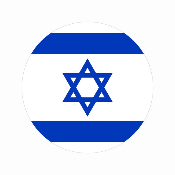 Israel Flag Simple Illustration Independence Day Election — 스톡 벡터