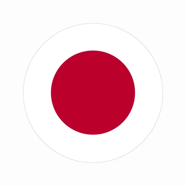 Giappone Bandiera Semplice Illustrazione Giorno Dell Indipendenza Elezioni — Vettoriale Stock