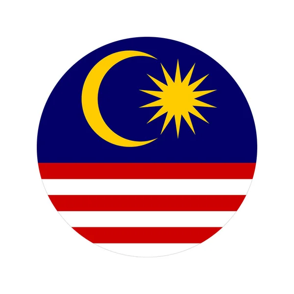 Malaysia Flagga Enkel Illustration För Självständighet Dag Eller Val — Stock vektor