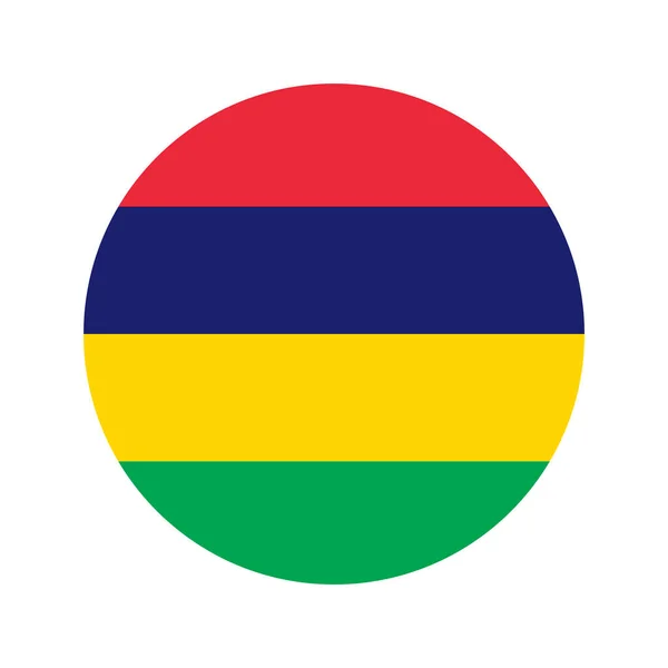 毛里求斯国旗独立日或选举的简单例证 — 图库矢量图片