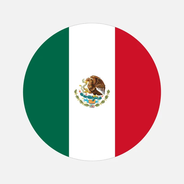 Mexikos Flagge Einfache Illustration Für Unabhängigkeitstag Oder Wahl — Stockvektor