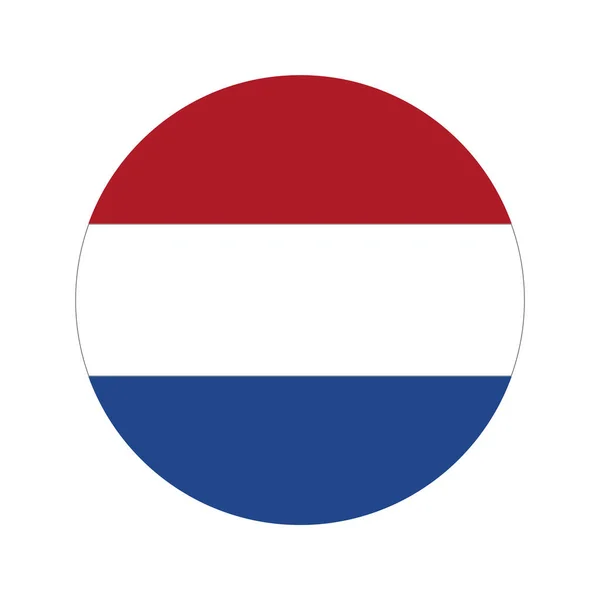 Bandeira Holanda Ilustração Simples Para Dia Independência Eleição — Vetor de Stock