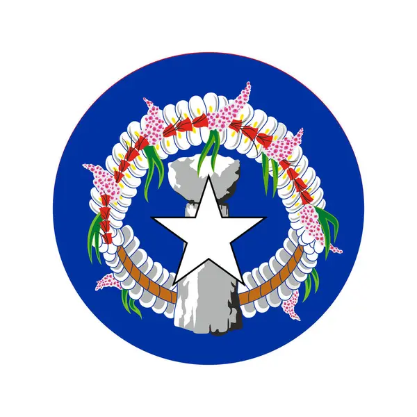 Nothe Mariana Islands Flagga Enkel Illustration För Självständighetsdag Eller Val — Stock vektor