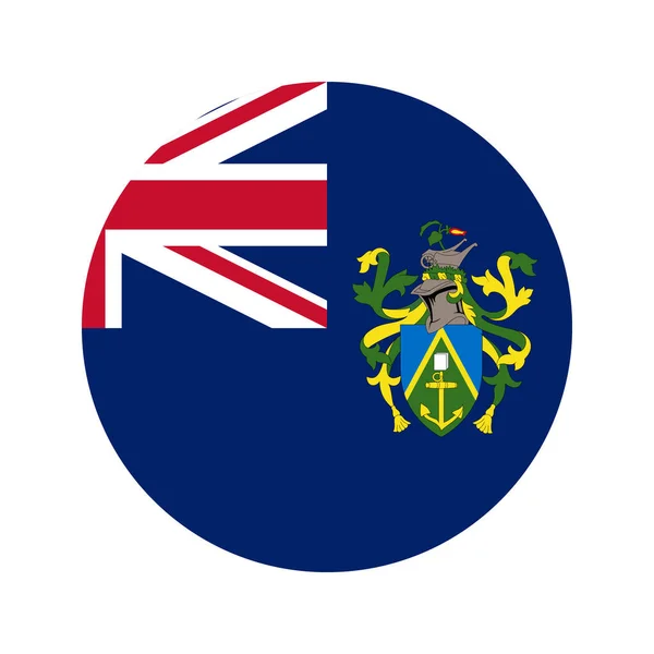Drapeau Des Îles Pitcairn Illustration Simple Pour Jour Indépendance Élection — Image vectorielle