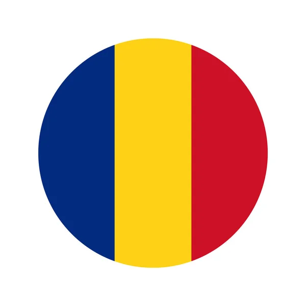 Rumunia Flaga Prosta Ilustracja Dzień Niepodległości Lub Wyborów — Wektor stockowy