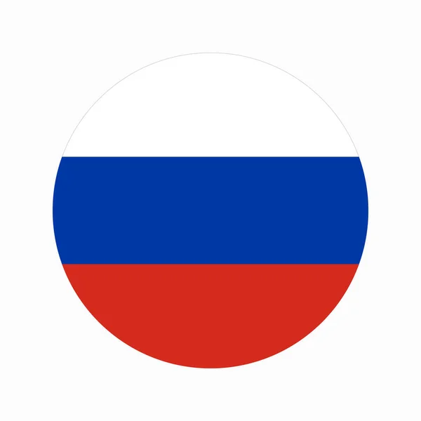 Bandiera Russa Semplice Illustrazione Giorno Dell Indipendenza Delle Elezioni — Vettoriale Stock