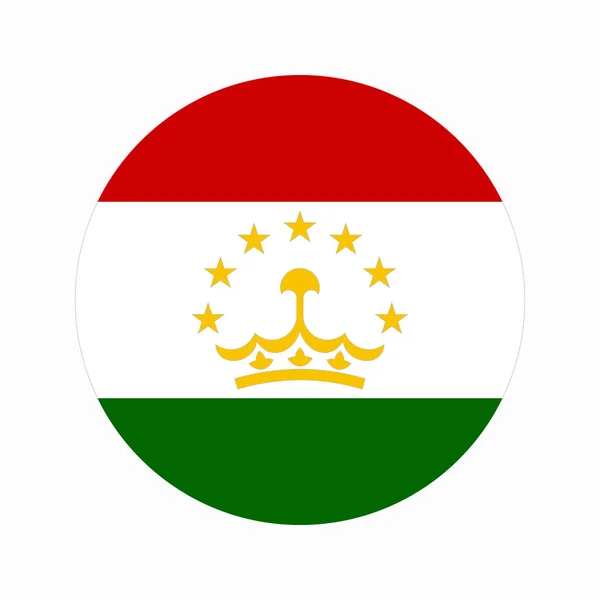 Таджикистан Прапор Простий Приклад Дня Незалежності Або Вибори — стоковий вектор