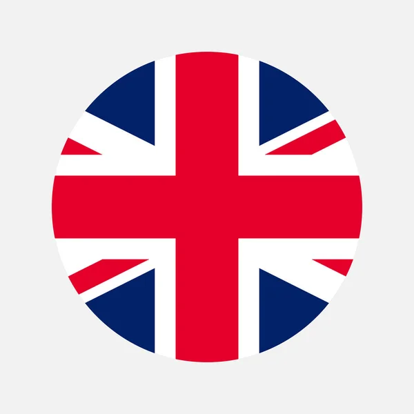 Büyük Britanya Birleşik Krallığı Bayrağı Bağımsızlık Günü Veya Seçim Için — Stok Vektör