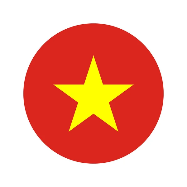 Vietnam Bandiera Semplice Illustrazione Giorno Dell Indipendenza Elezioni — Vettoriale Stock