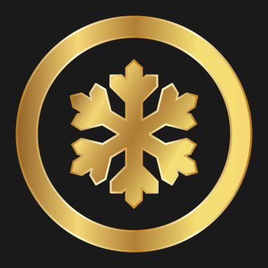 Donmuş ürün ürün ürün ambalajı ve kutusu üzerinde basit altın simgesi