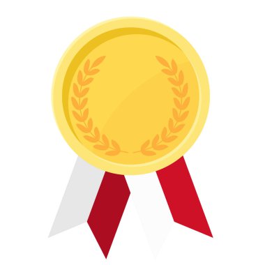 Monako bayrak kurdeleleriyle altın madalya kazanmanın basit bir gösterimi.