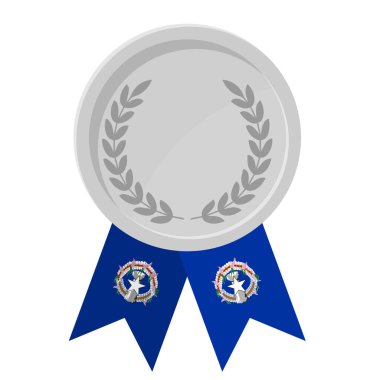 Kuzey Mariana Adaları 'nda spor amaçlı gümüş madalya illüstrasyonları