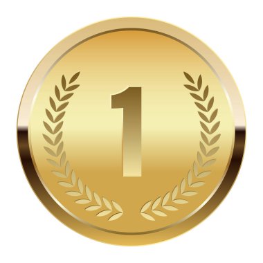 Spor ve oyunlar için altın madalya. Oyunlar için madalya ya da para