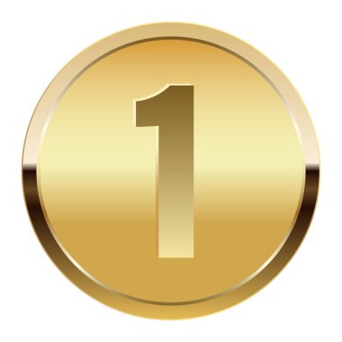 Spor ve oyunlar için altın madalya. Oyunlar için madalya ya da para