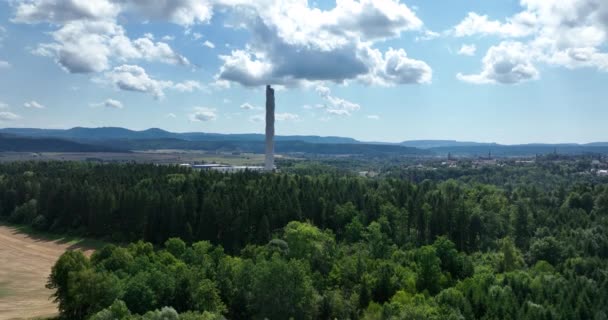Rottweil Sierpnia 2022 Niemcy Wieża Testowa Elevator Jest Wieżą Testową — Wideo stockowe