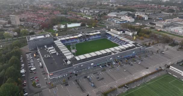 Zwolle Octubre 2022 Países Bajos Estadio Mac Park Sede Del — Vídeo de stock