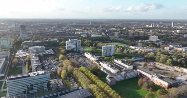 Eindhoven Noviembre 2022 Países Bajos Universidad Tecnología Eindhoven Edificios Instalaciones — Vídeo de stock