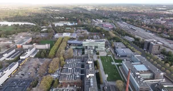Eindhoven November 2022 Nederländerna Eindhoven University Technology Akademisk Vetenskap Campus — Stockvideo