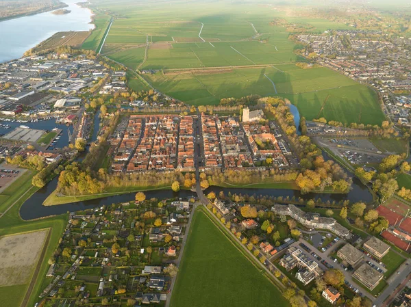 Befestigtes Historisches Stadtzentrum Von Elburg Den Niederlanden Gelderland Mittelalterliche Festung — Stockfoto