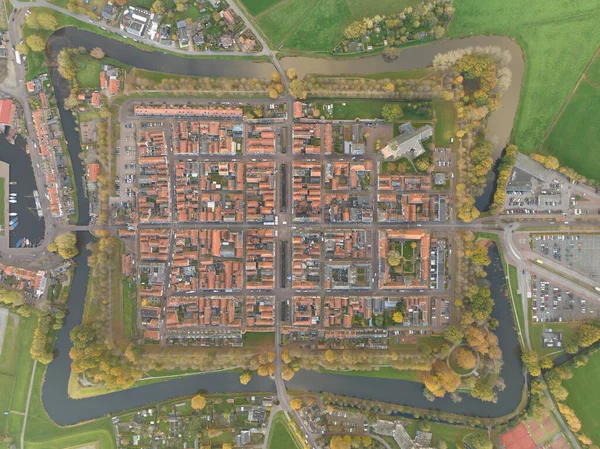 Fortificato Centro Storico Elburg Nei Paesi Bassi Gelderland Fortezza Medievale — Foto Stock