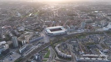 Eindhoven, 2 Kasım 2022, Hollanda. Philips futbol stadyumu. Eindhoven futbol kulübü PSV 'nin ana stadyumu. .