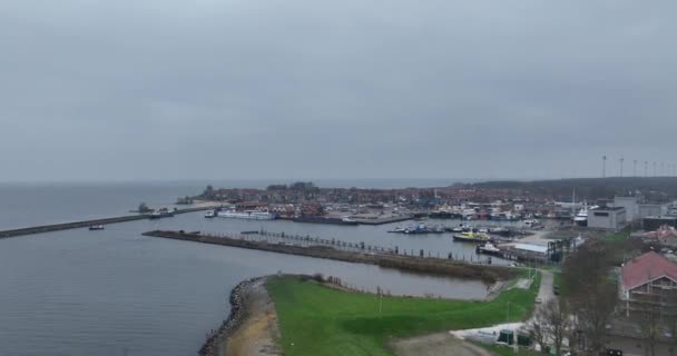 Urk Eski Ada Hollanda Nın Flevoland Ili Belediyesi Hollanda Nın — Stok video