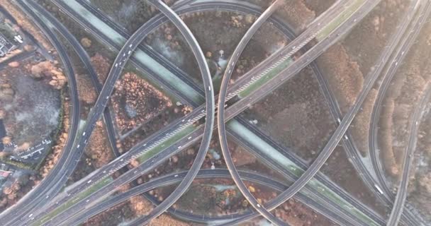 Rond Point Complexe Intersection Circulation Symbolique Pour Choix Direction — Video