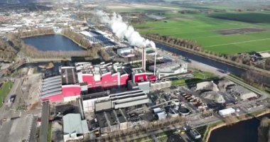 Waste-to-energy plant Alkmaar, the Netherlands. Incineration non-recyclable residual waste. Heat and electricity generation.